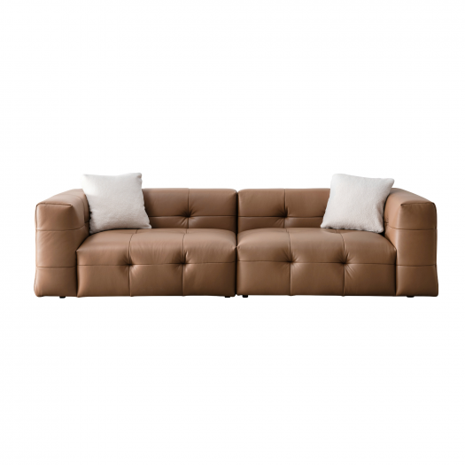 Marshy leather 4 seater sofa