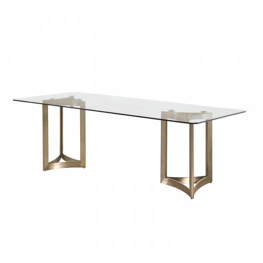 Alexa Glass Top Dining Table