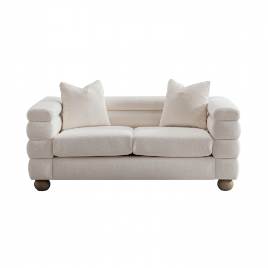 Urban Retreat Cream Loveseat W173