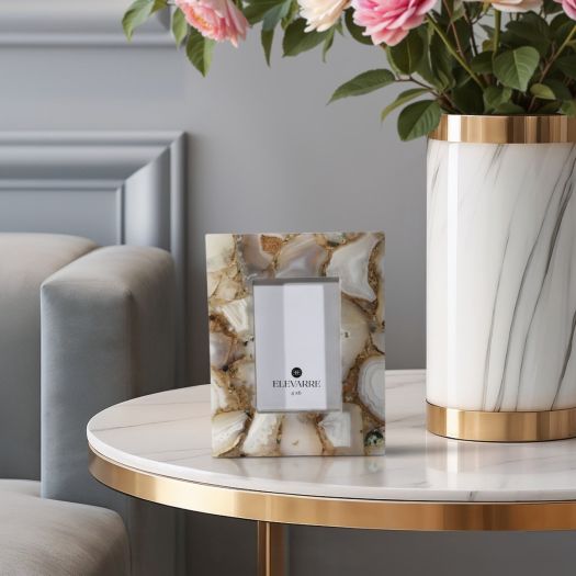 Mankato Grey Agate Photo Frame