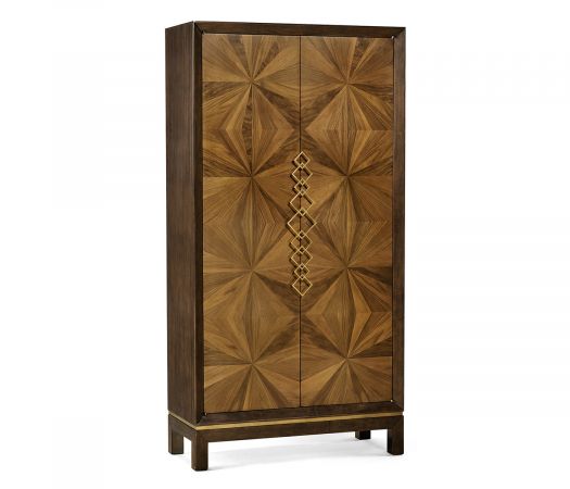 JC Modern - Eclectic Collection - Bookmatched Walnut Storage Cabinet