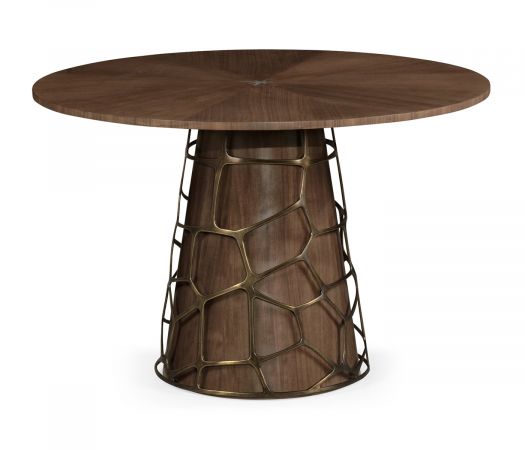 JC Modern - Langkawi Collection - 48" Circular Natural Walnut Dining Table