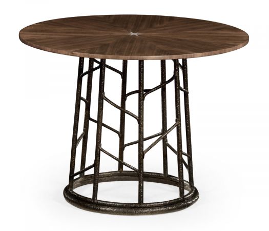 JC Modern - Langkawi Collection - Circular Natural Walnut Continental Table