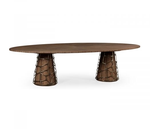 JC Modern - Langkawi Collection - 118'' Long Oval Dining Table