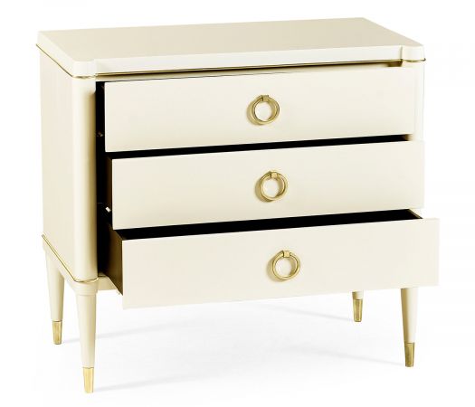 JC Modern - Eclectic Collection - Small Ivory Chest of Drawers