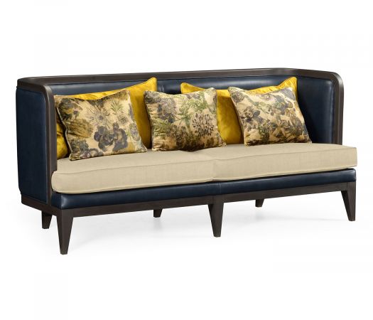 JC Modern - Eclectic Collection - Curved Dark Brown Ash Sofa