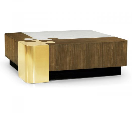 JC Modern - Fusion Collection - Fusion Marble Puzzle Cocktail Table