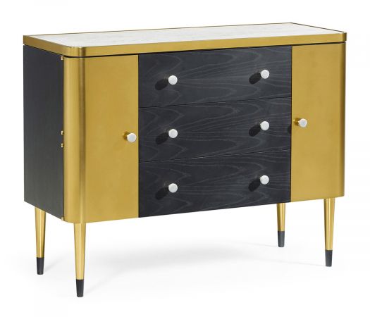 JC Modern - Fusion Collection - Fusion Cabinet with Marble Top