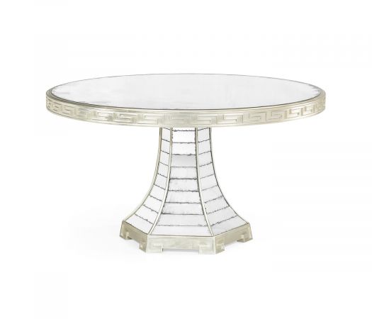 JC Modern - Eclectic Collection - Round Greek Key Dining Table