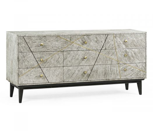 JC Modern - Geometric Collection - Geometric Casual Transitional Dresser