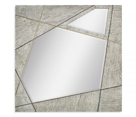 JC Modern - Geometric Collection - Geometric Square Wall Mirror