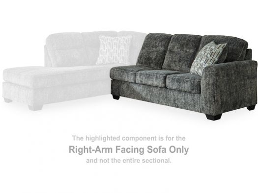 Lonoke Right-Arm Facing Sofa Gray