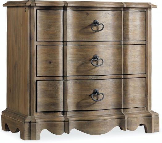 Corsica Three Drawer Nightstand