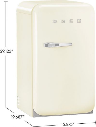 White refrigerator Free standing 50's Style