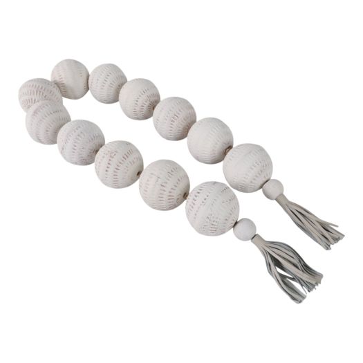 53 Callum Eco-mix Garland With Leather Tassels