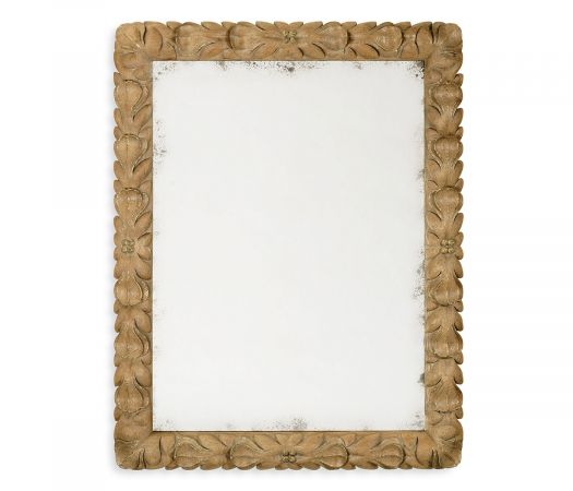 William Yeoward Collected - Country House Chic - Wrenbury Rectangular Gilded Vintage Oak Mirror