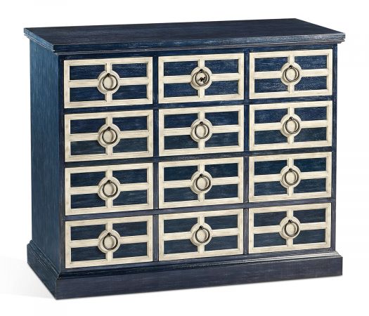 William Yeoward Collected - Country House Chic - Midmoor Blue Chest of Drawers