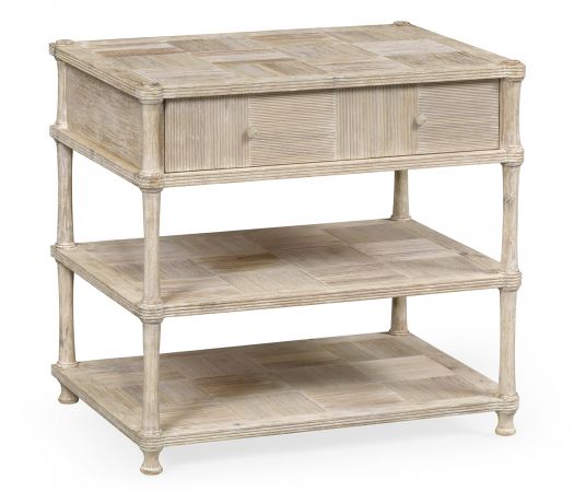 William Yeoward Collected - Country House Chic - Bywater Washed Acacia Bedside Chest