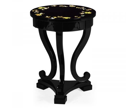 Churchman Collection - Biedermeier Black Cigarette Table