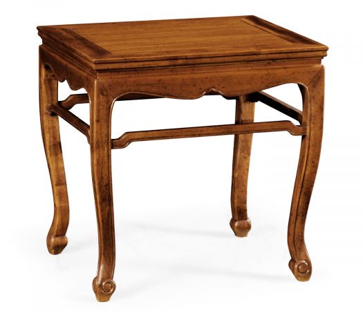 Churchman Collection - Imperial Mahogany Cabriole Leg Chinese End Table