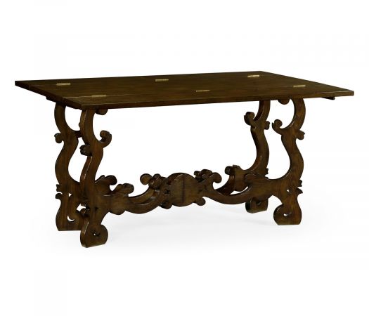 Churchman Collection - 60" Rectangular Spanish Rich Chestnut Hunt Table