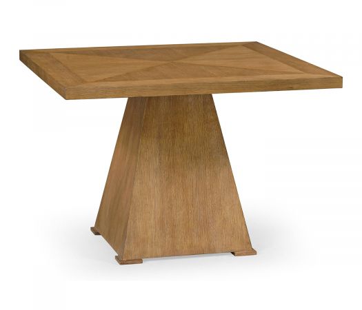 Churchman Collection - Square Brushed Medium Brown Oak End Table