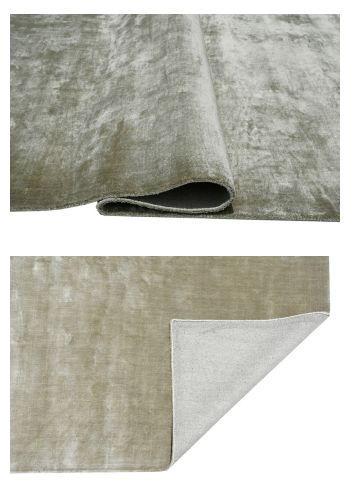 RUDA wavy beige and white Rug