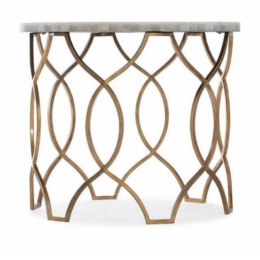 Corrina Round Lamp Table