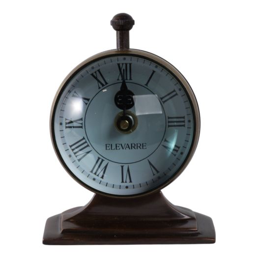 5x7 Bartoli Bronze Alumnum Double Sided Desk Clock