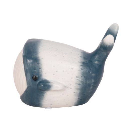 6 Blue Whale Decor, Blue/white
