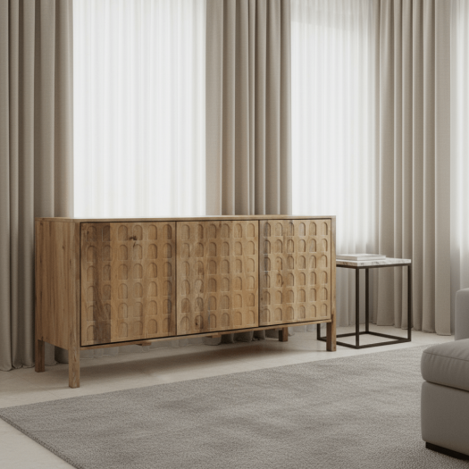 63 Mini Arches Sideboard,natural