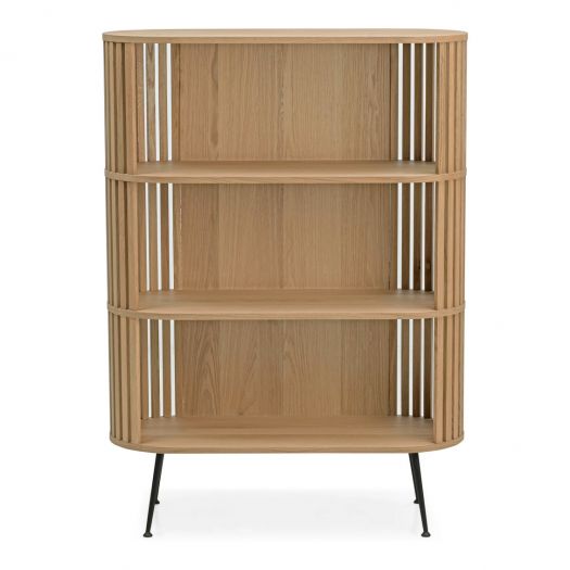 Henrich Oak Bookshelf White Oil