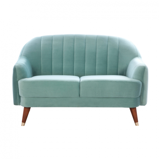 Warwick Warmth Light Blue Loveseat