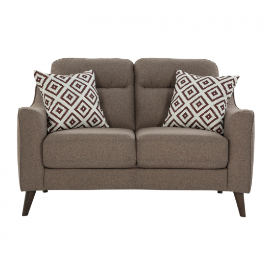 El Paso Exquisite Beige Loveseat