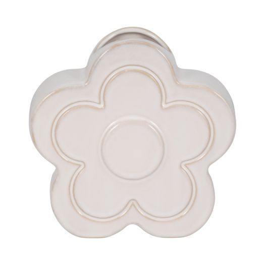 7 Flower Power Object Vase, Ivory