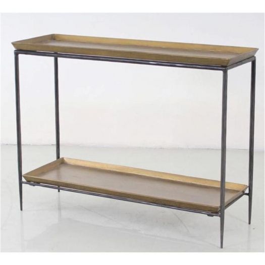 Tray Top Metal Console