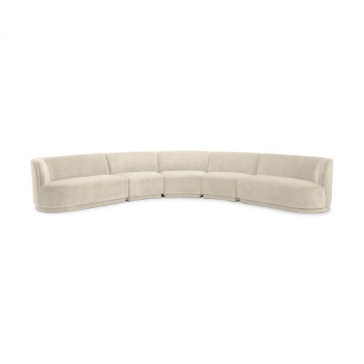 Yoon Radius Modular Sectional Sweet Cream