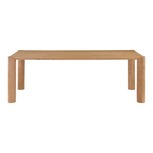 Post Dining Table Small Oak Natural