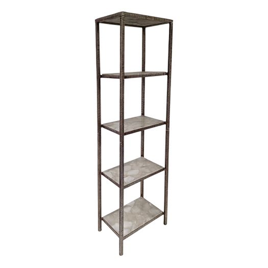 78 Cavalier White Quartz Etagere