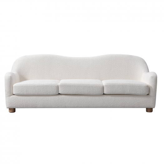 Bali Cream Bouclé Sofa