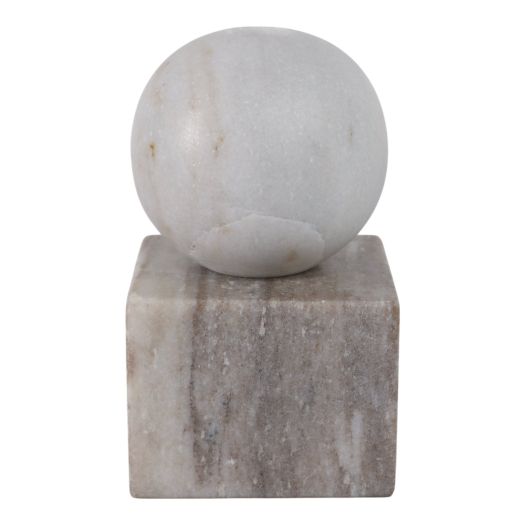 7X4 BALL ON CUBE MARBLE TAPER HOLDER, MULTI