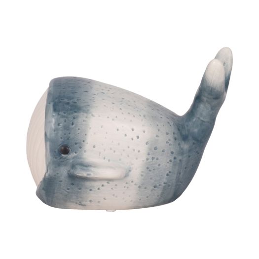 8 Blue Whale Decor, Blue/white