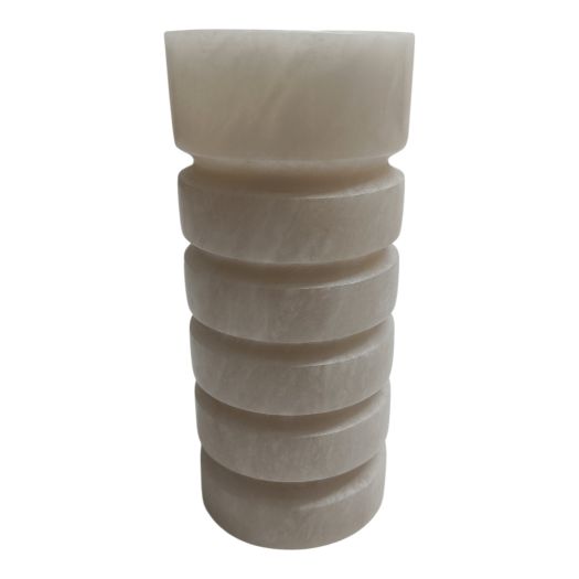 8 Solica Small Alibaster Candleholder
