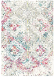 Floral Yellow Pink Rug