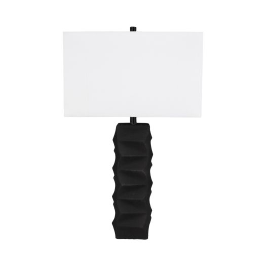 31 Tall Contemporary Table Lamp, Black