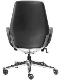 Medium back chair Grey Black