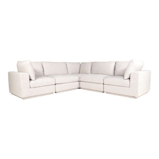 Justin Classic L Modular Sectional Taupe