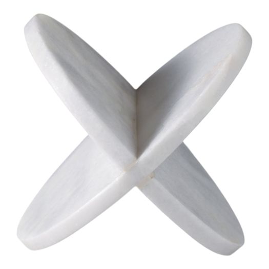 8x8 Marble Geo Object, White