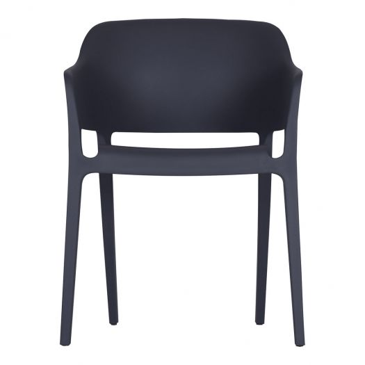 Faro Outdoor Dining Chair Charcoal Grey-M2