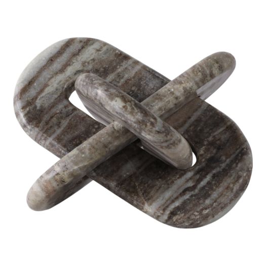 9X9 ROUNDED MARBLE KNOT, GREY